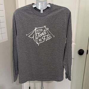 Pitch Tents, not Fits long sleeved  heavy cotton tee